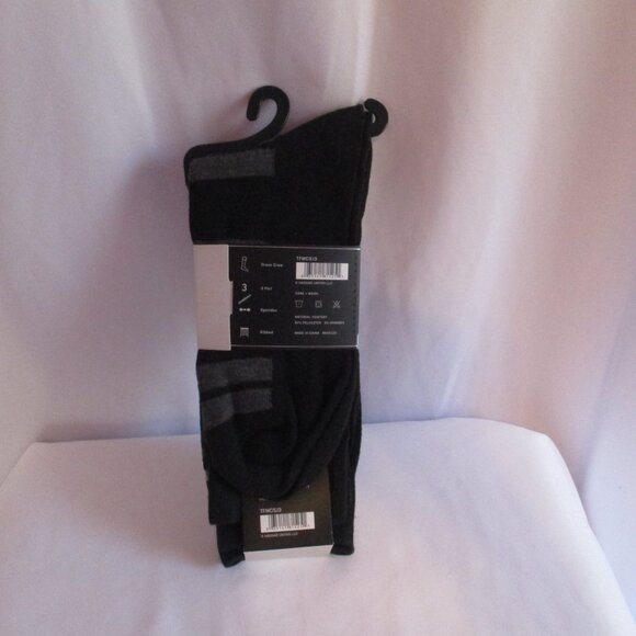 3 Pairs TRU FIT MEN'S Pattern Dress Socks Shoe Sizes 10-13 - Picture 2 of 3